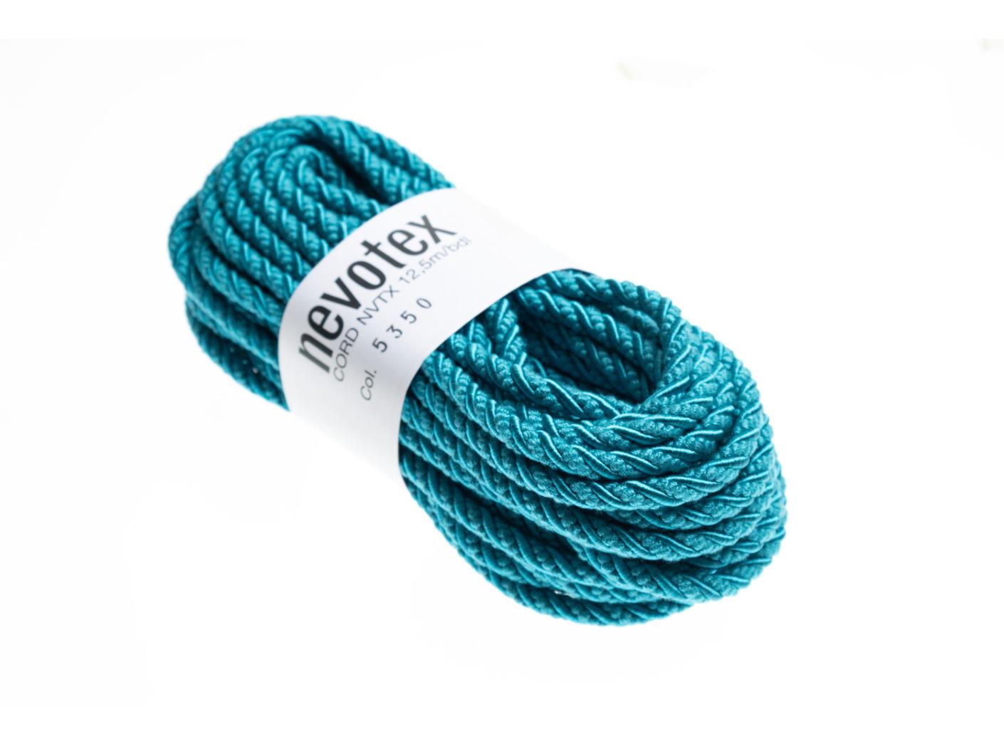 Cord NVTX matt/shiny 5350 Turquoise, 12,5m/fp Cord NVTX matt/shiny 5350 Turquoise, 12,5m/fp