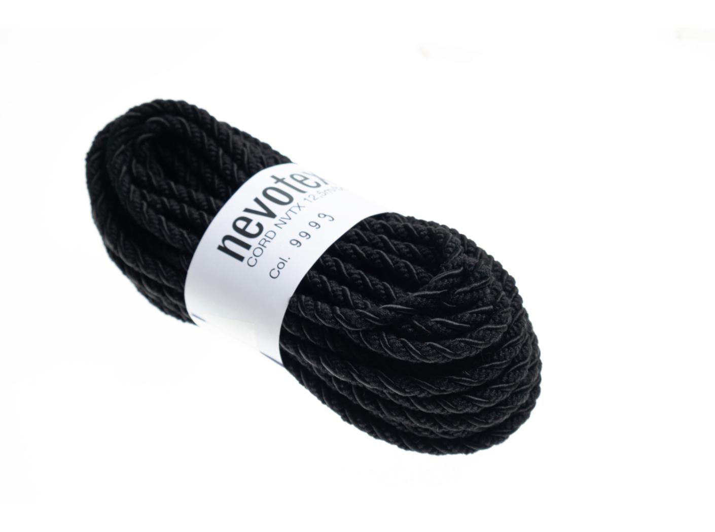 Cord NVTX matt/shiny 9999 Black, 12,5m/fp Cord NVTX matt/shiny 9999 Black, 12,5m/fp
