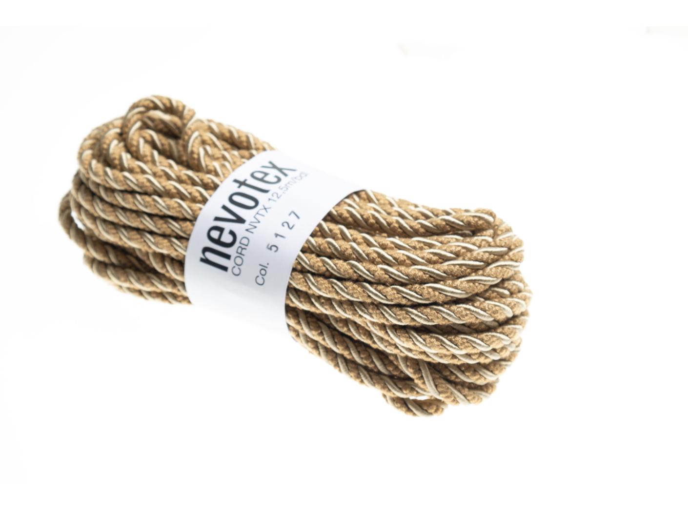 Cord NVTX matt/shiny 5127 Dark beige, 12,5m/fp Cord NVTX matt/shiny 5127 Dark beige, 12,5m/fp