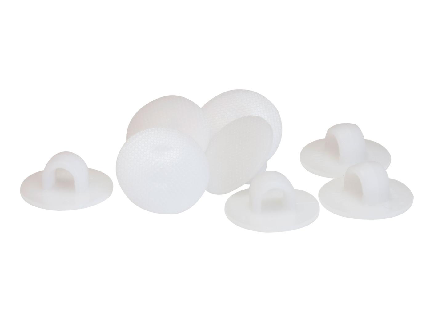 Verriegelungstaste White, Ø18mm, 100st/fp Verriegelungstaste White, Ø18mm, 100st/fp