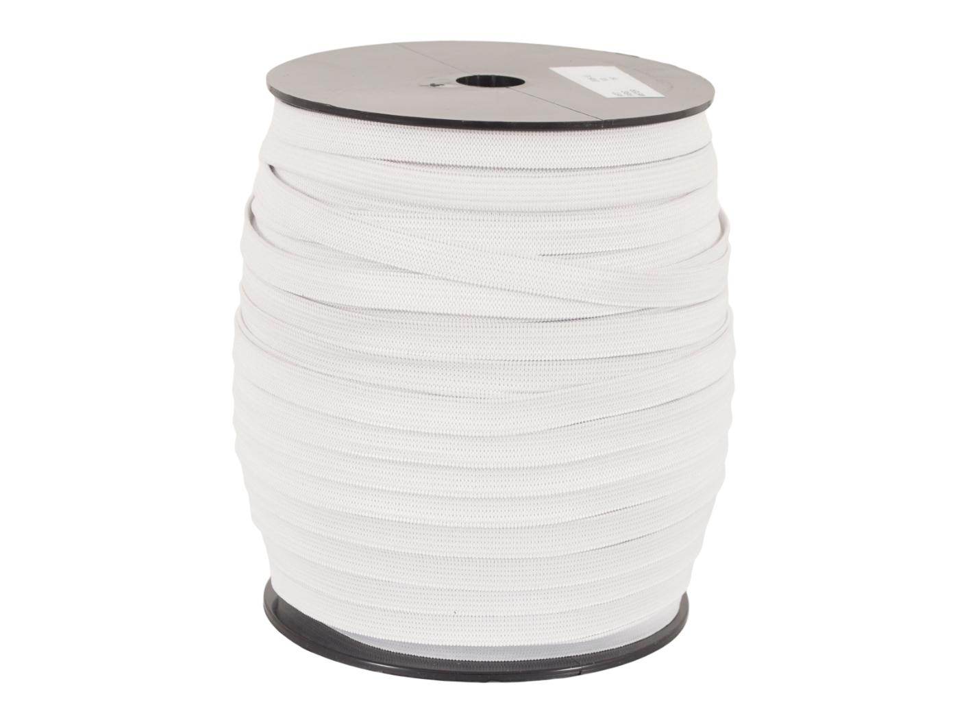 Elastic band 43001 Off white, 12mm, 100m/rl Elastic band 43001 Off white, 12mm, 100m/rl