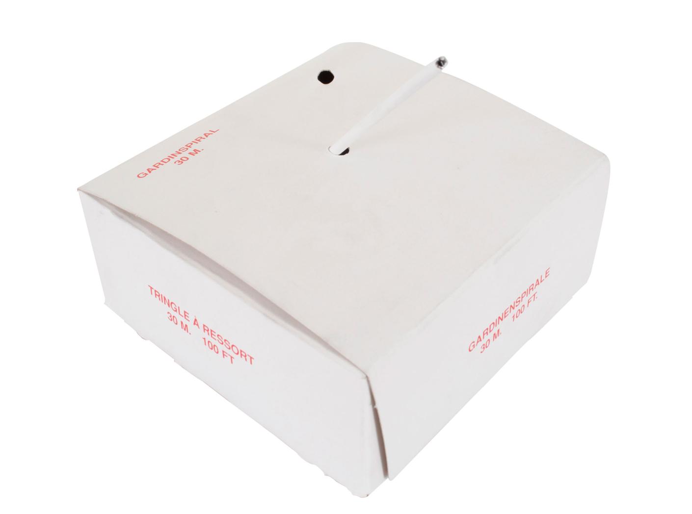 Gardinespiral White, Ø4mm, 30m/fp Gardinespiral White, Ø4mm, 30m/fp