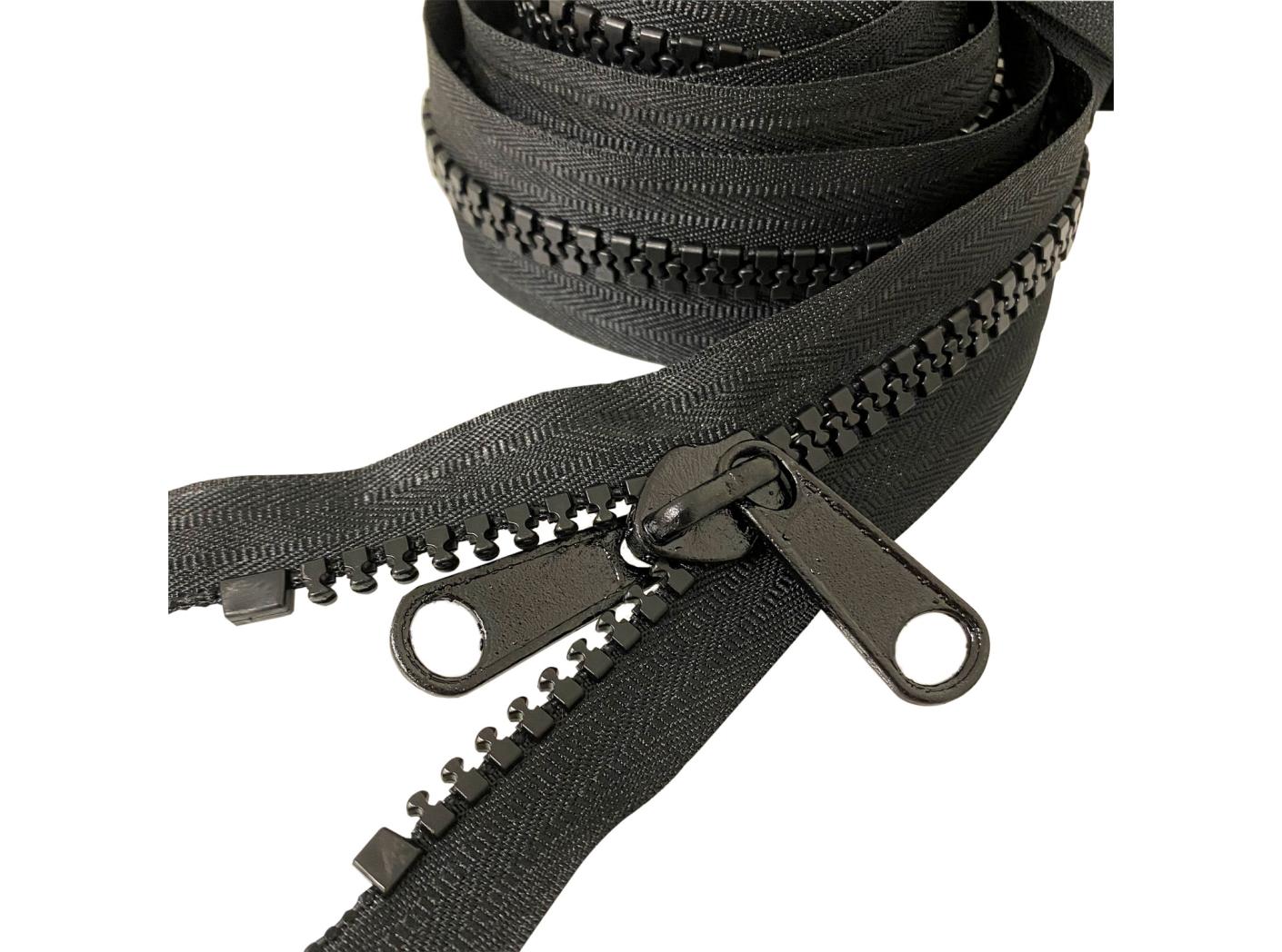 Boat cover zipper divisible no 10 Black, 100cm Boat cover zipper divisible no 10 Black, 100cm
