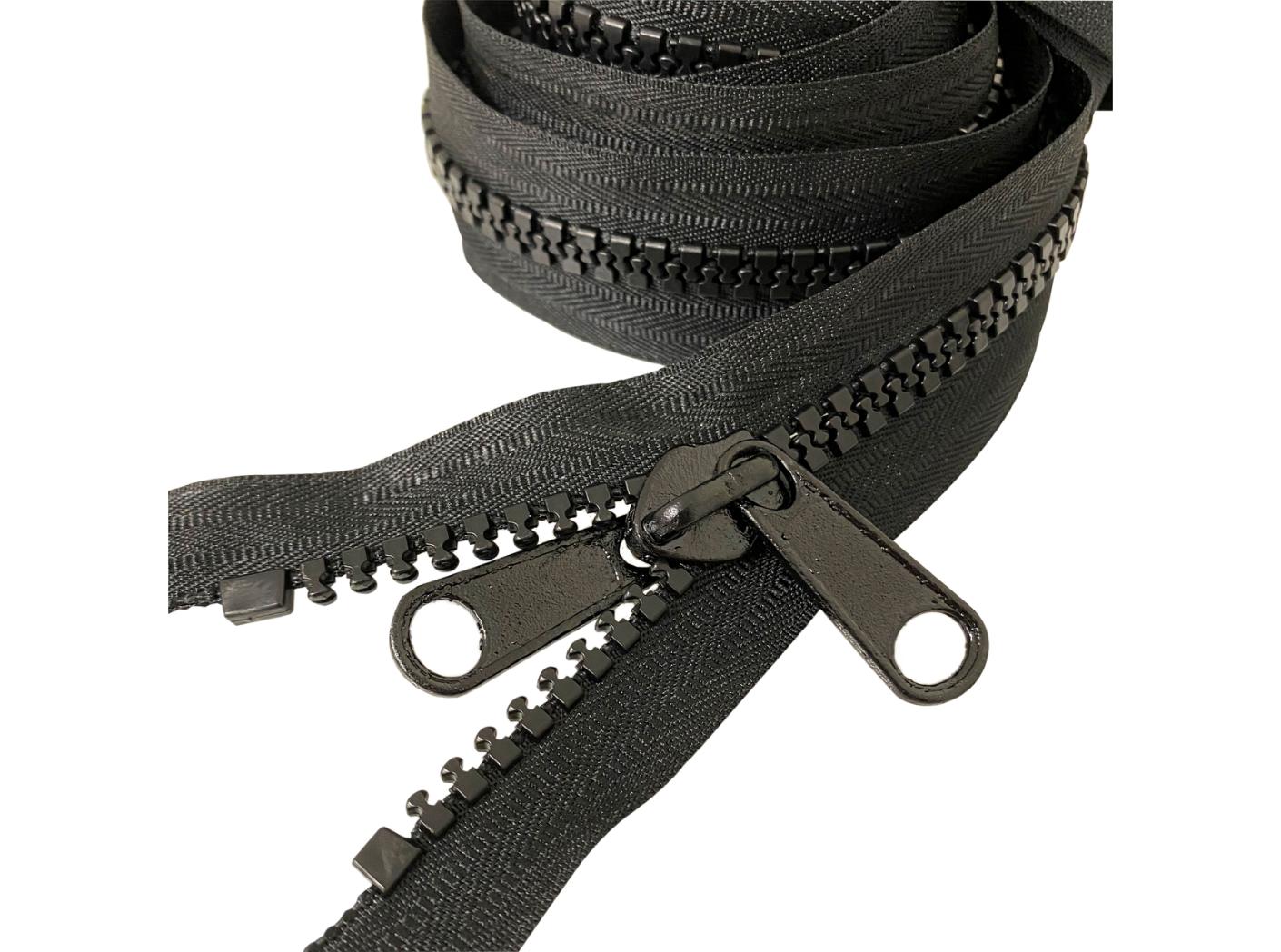 Boat cover zipper divisible no 10 Black, 175cm Boat cover zipper divisible no 10 Black, 175cm