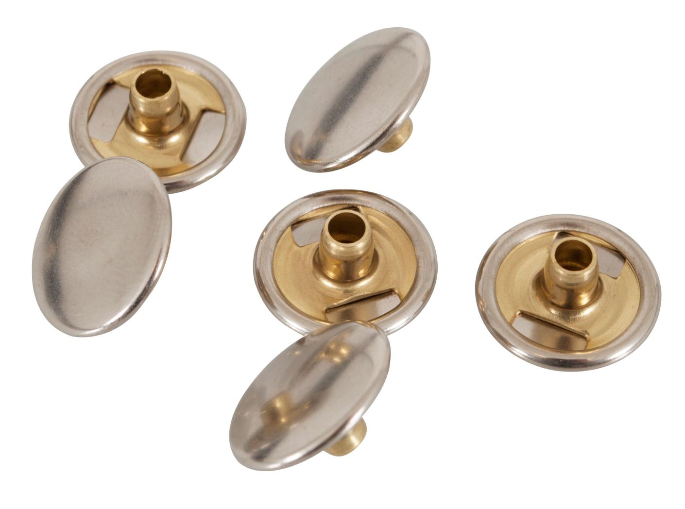 Snap fasteners Calott,nickel, 201-24 Snap fasteners Calott,nickel, 201-24