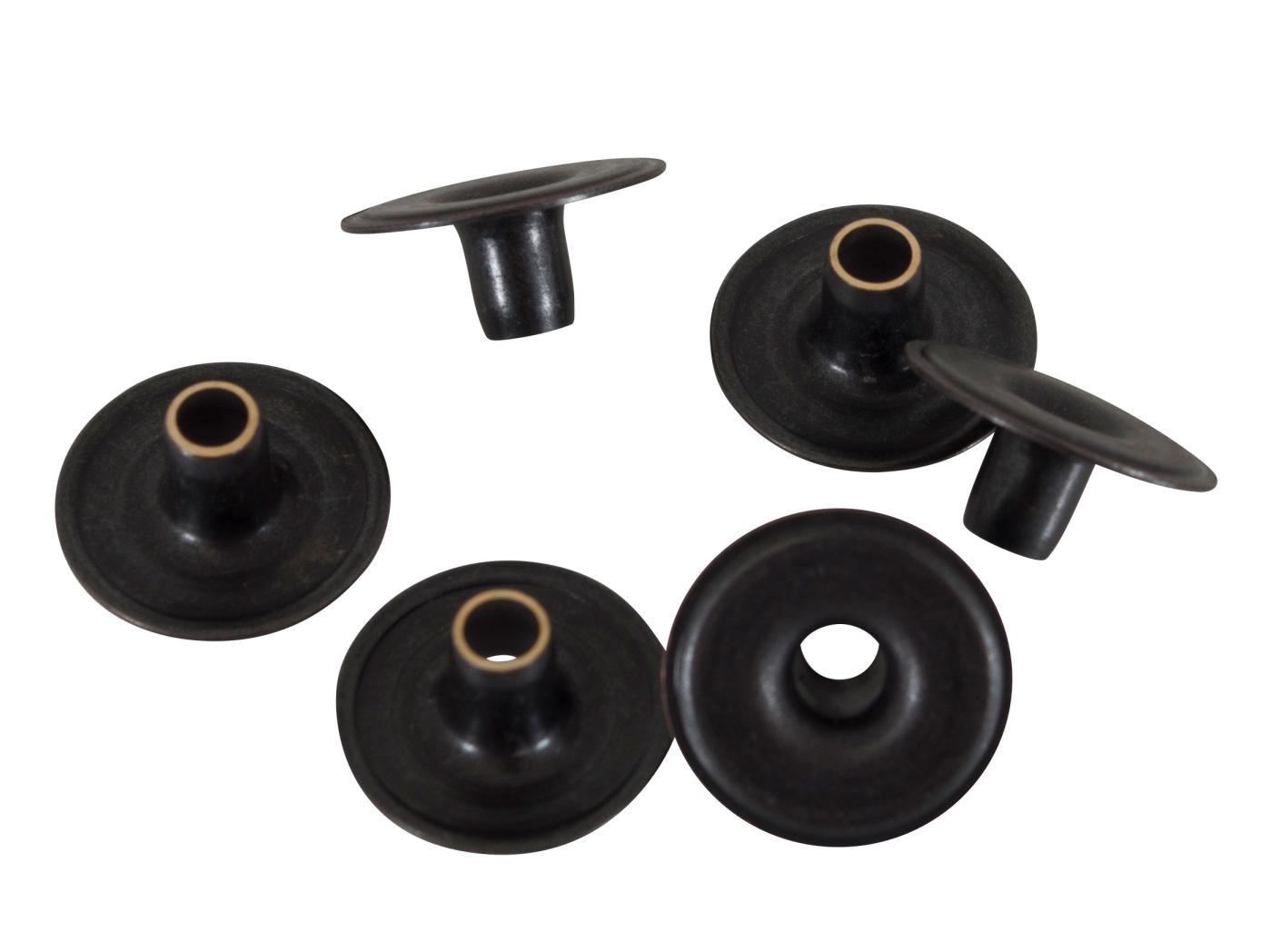 Press fasteners Eyelet Oxidized, 1000pc/fp Press fasteners Eyelet Oxidized, 1000pc/fp