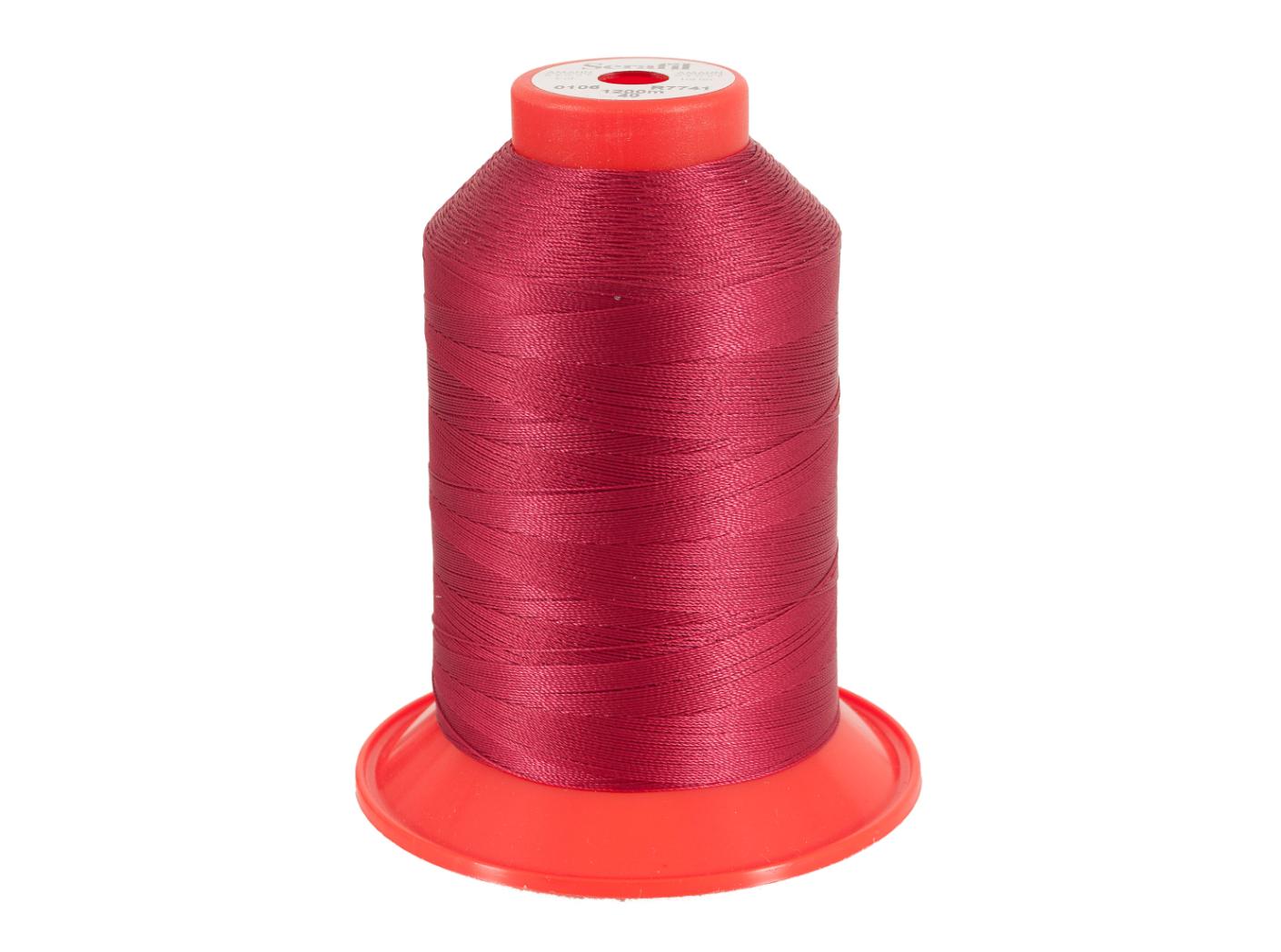 Sewing thread Serafil 40, 106 Dark red, 1200m/rl Sewing thread Serafil 40, 106 Dark red, 1200m/rl