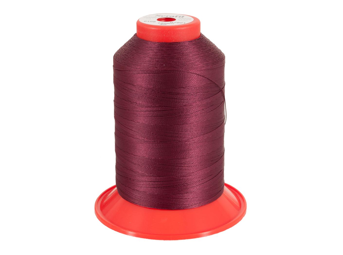 Sewing thread Serafil 40, 109 Wine red, 1200m/rl Sewing thread Serafil 40, 109 Wine red, 1200m/rl