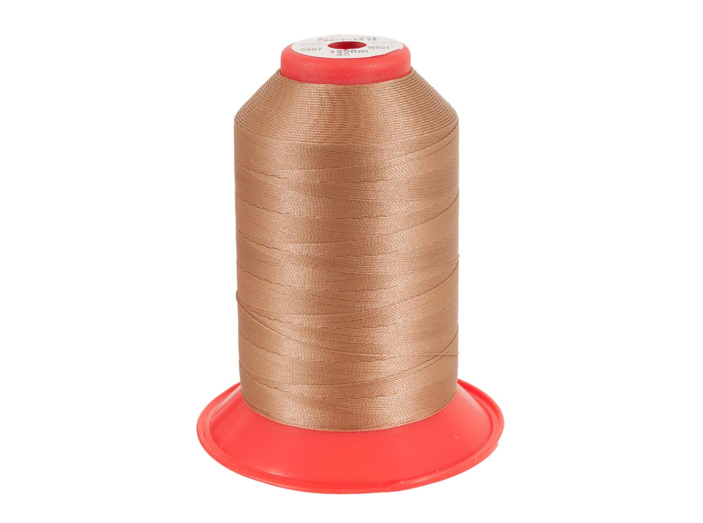 Sewing thread Serafil 40, 287 Light brown, 1200m/rl Sewing thread Serafil 40, 287 Light brown, 1200m/rl