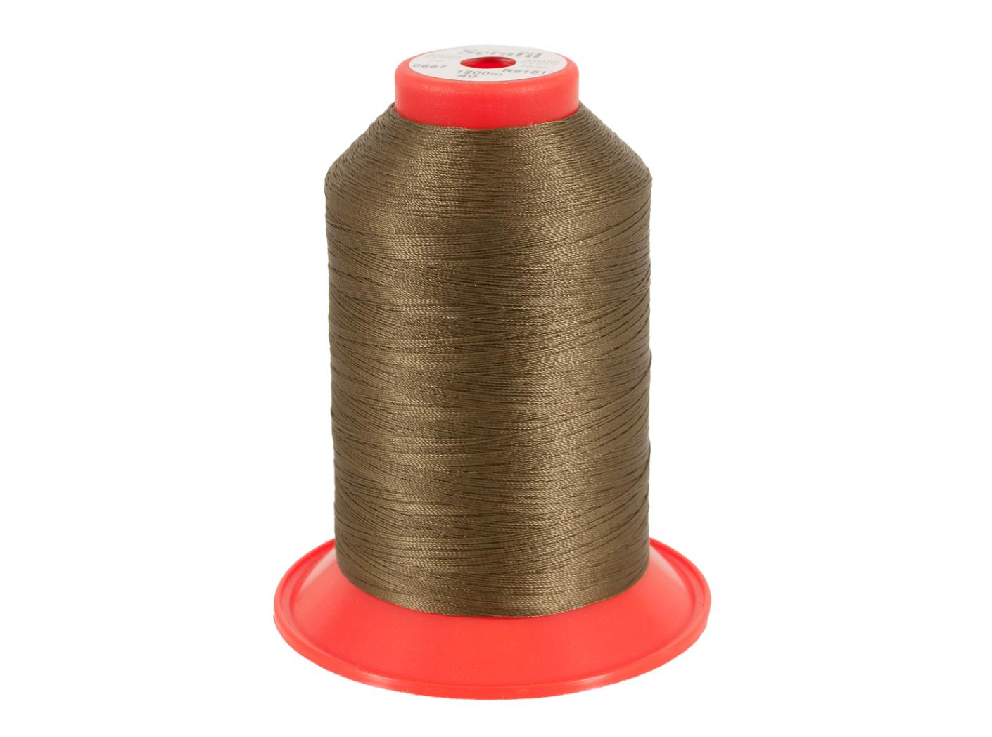 Sewing thread Serafil 40, 667 Olive, 1200m/rl Sewing thread Serafil 40, 667 Olive, 1200m/rl