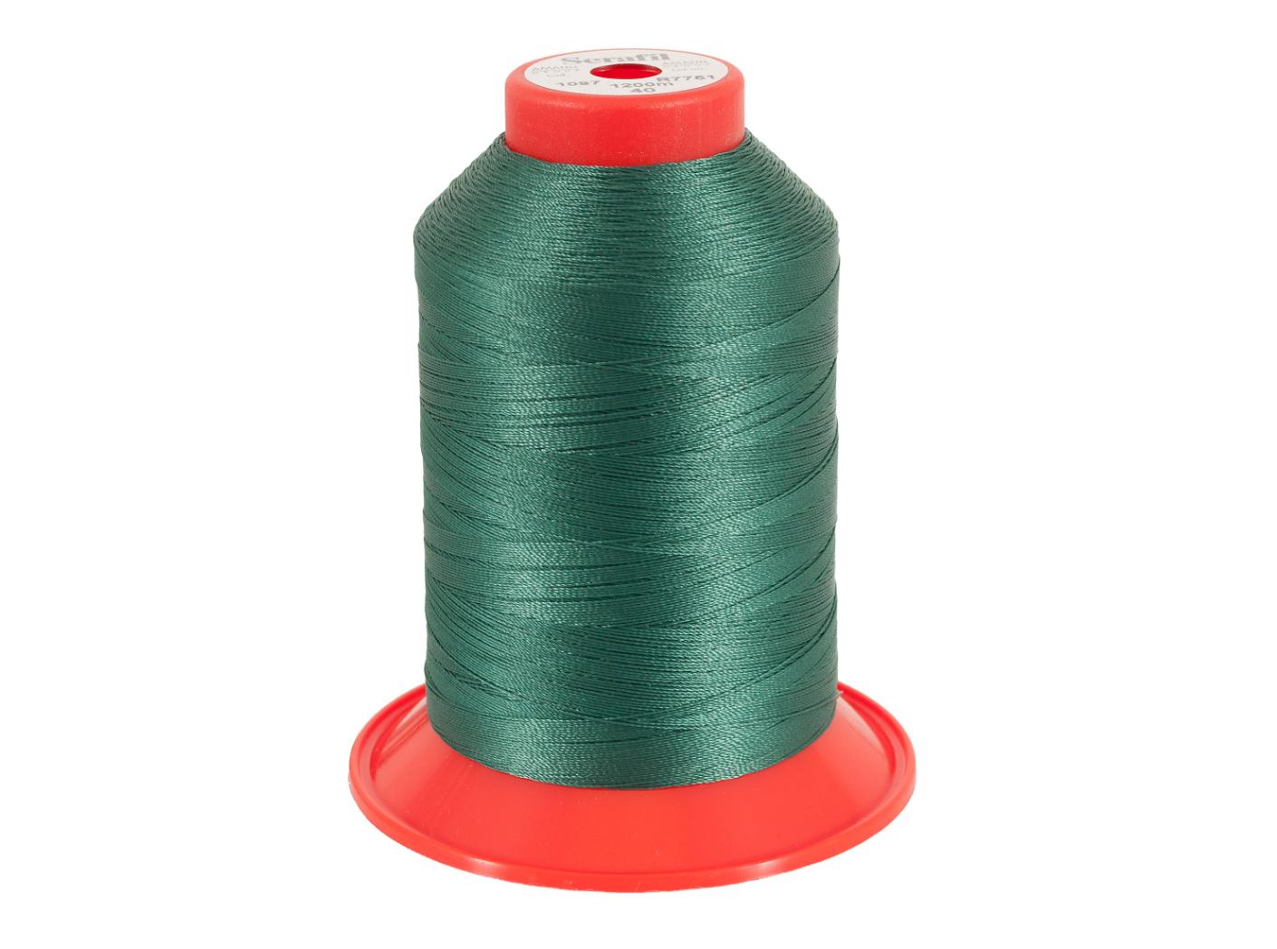 Sewing thread Serafil 40, 1097 Green, 1200m/rl Sewing thread Serafil 40, 1097 Green, 1200m/rl