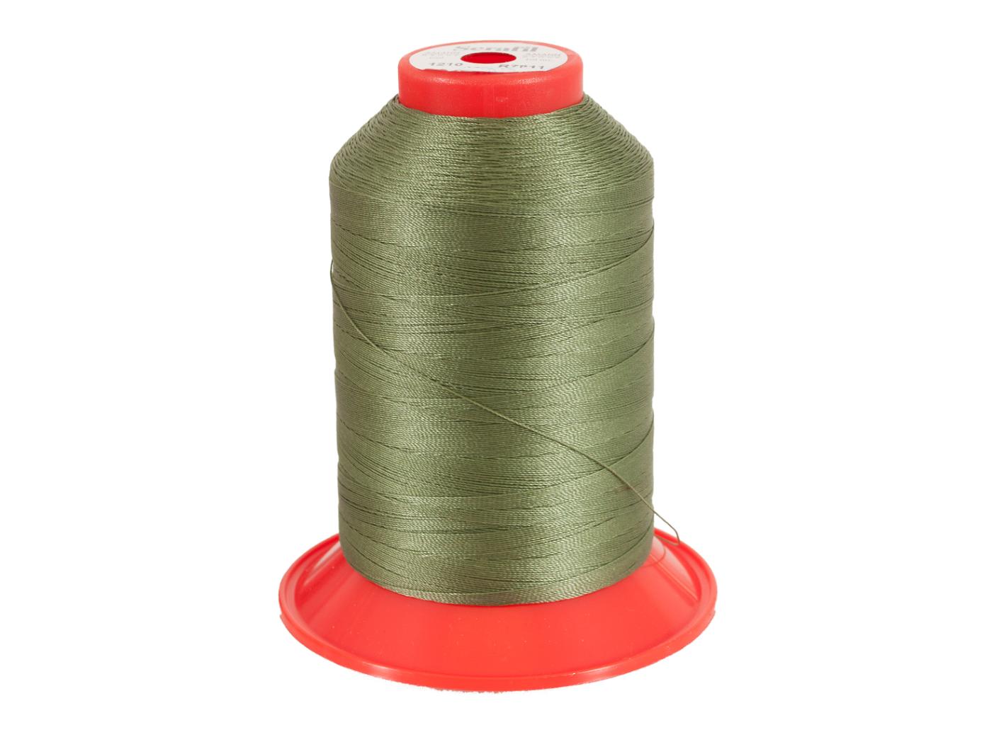 Sewing thread Serafil 40, 1210 Moss green, 1200m/rl Sewing thread Serafil 40, 1210 Moss green, 1200m/rl