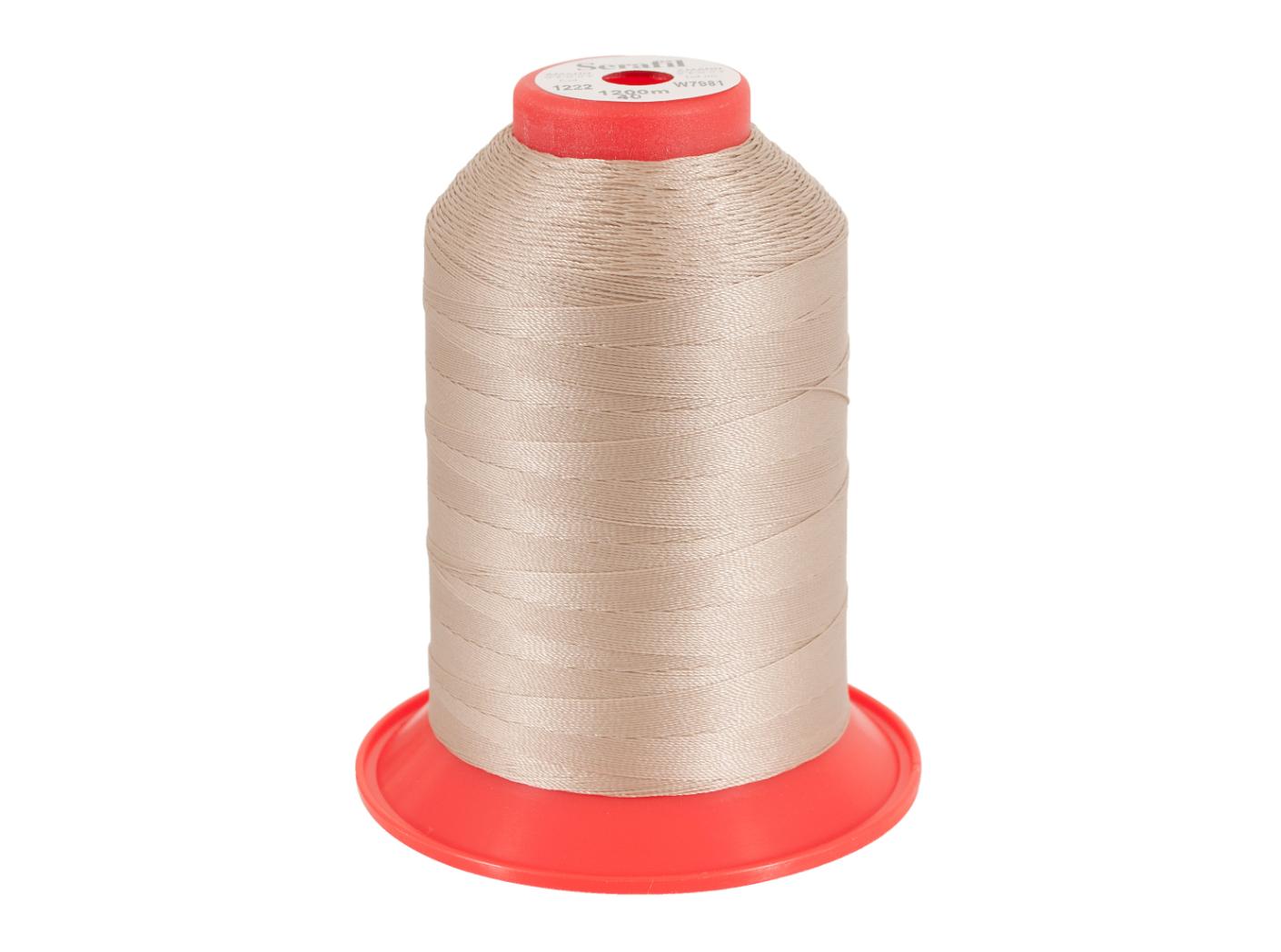 Sewing thread Serafil 40, 1222 Dark beige, 1200m/rl Sewing thread Serafil 40, 1222 Dark beige, 1200m/rl