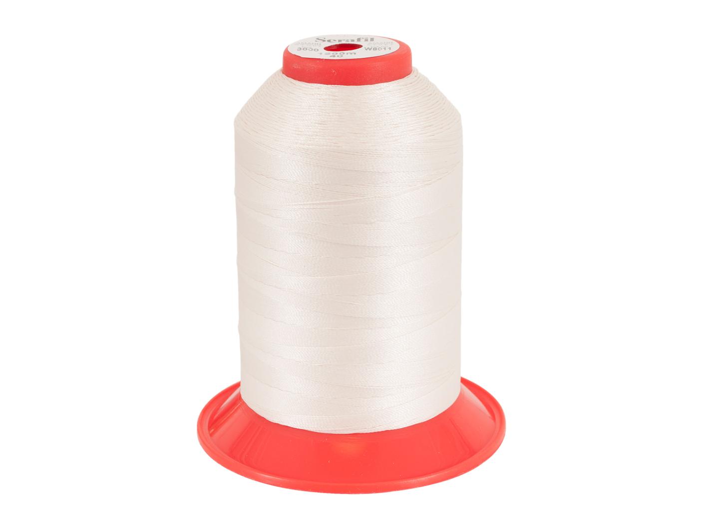 Sewing thread Serafil 40, 3000 Off white, 1200m/rl Sewing thread Serafil 40, 3000 Off white, 1200m/rl
