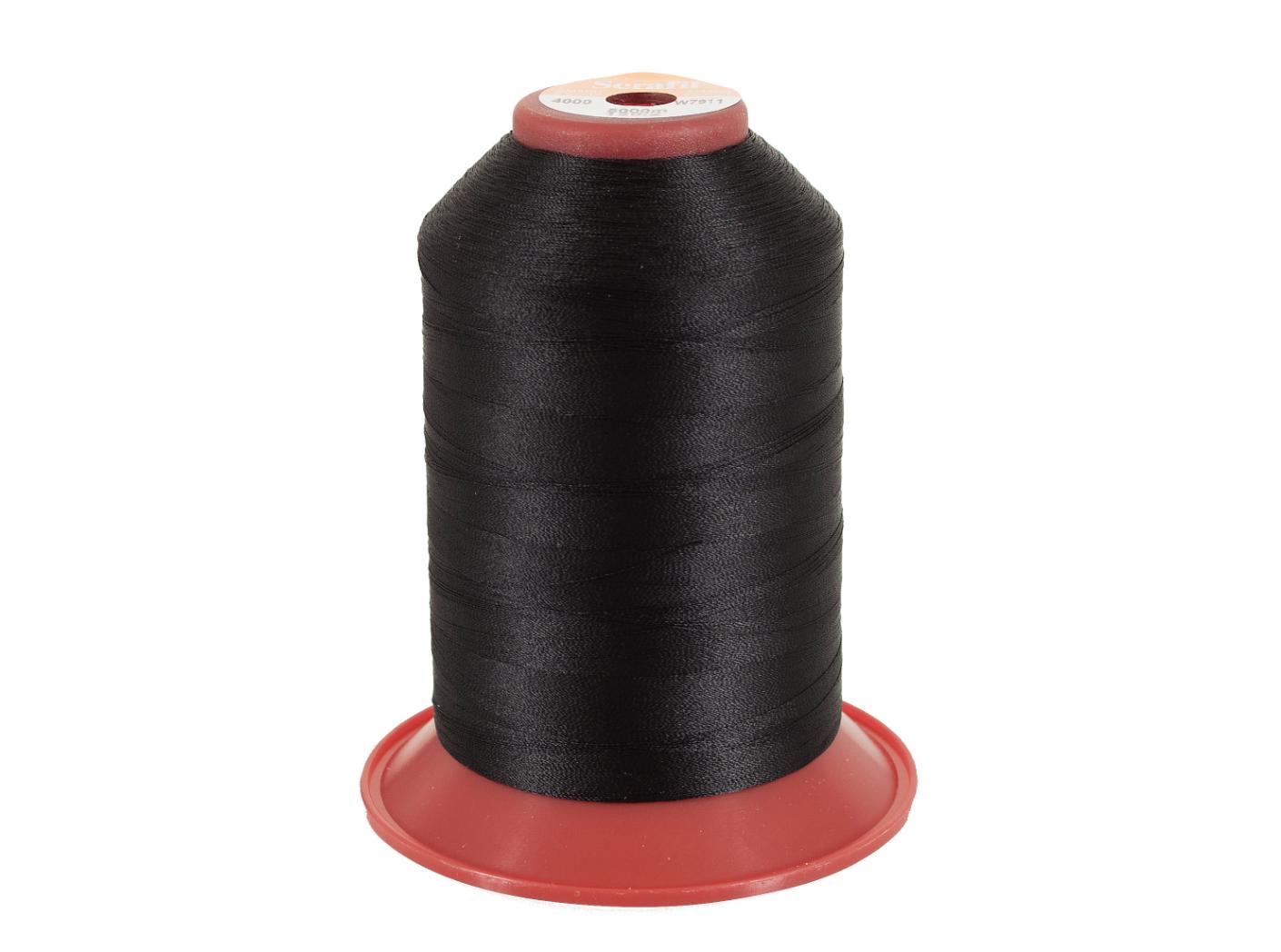 Sewing thread Serafil 120, 4000 Black, 5000m/rl Sewing thread Serafil 120, 4000 Black, 5000m/rl
