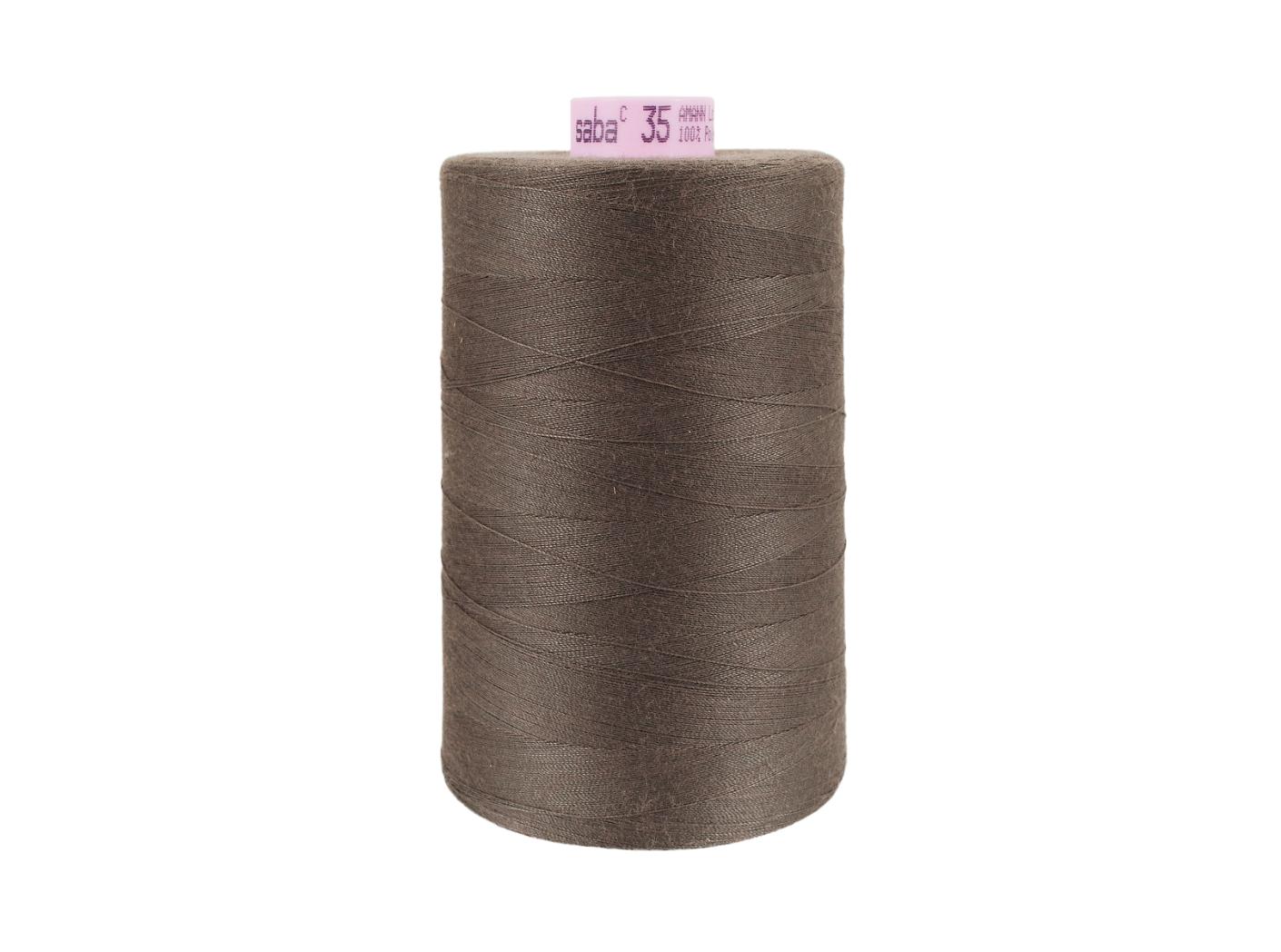 Sewing thread Saba 35, 329 Brown-grey, 5000m/rl Sewing thread Saba 35, 329 Brown-grey, 5000m/rl