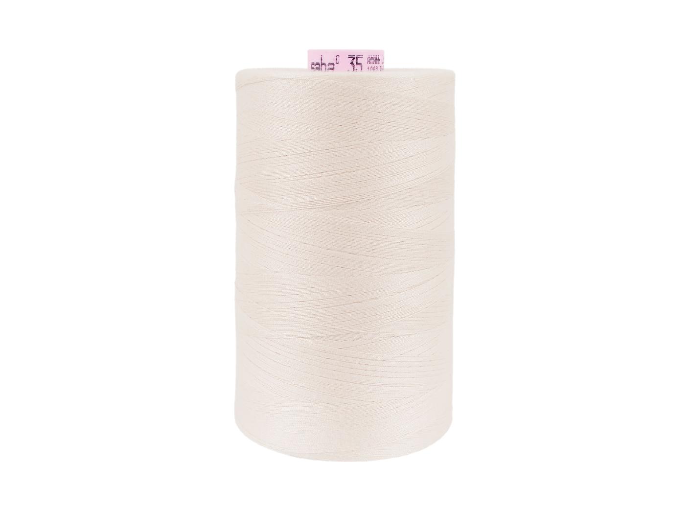 Sewing thread Saba 35, 3000 Off white, 5000m/rl Sewing thread Saba 35, 3000 Off white, 5000m/rl