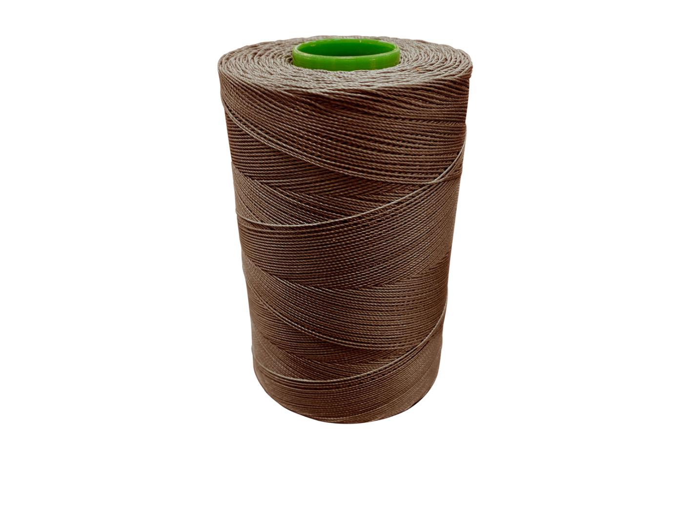 Sewing thread Serafil 15 waxed T90, 0186 Brown, 1000m/rl Sewing thread Serafil 15 waxed T90, 0186 Brown, 1000m/rl