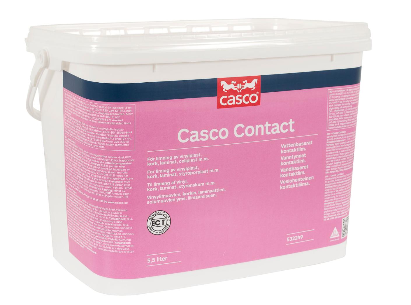 Contact glue Casco Contact 3880, 5,5kg Contact glue Casco Contact 3880, 5,5kg