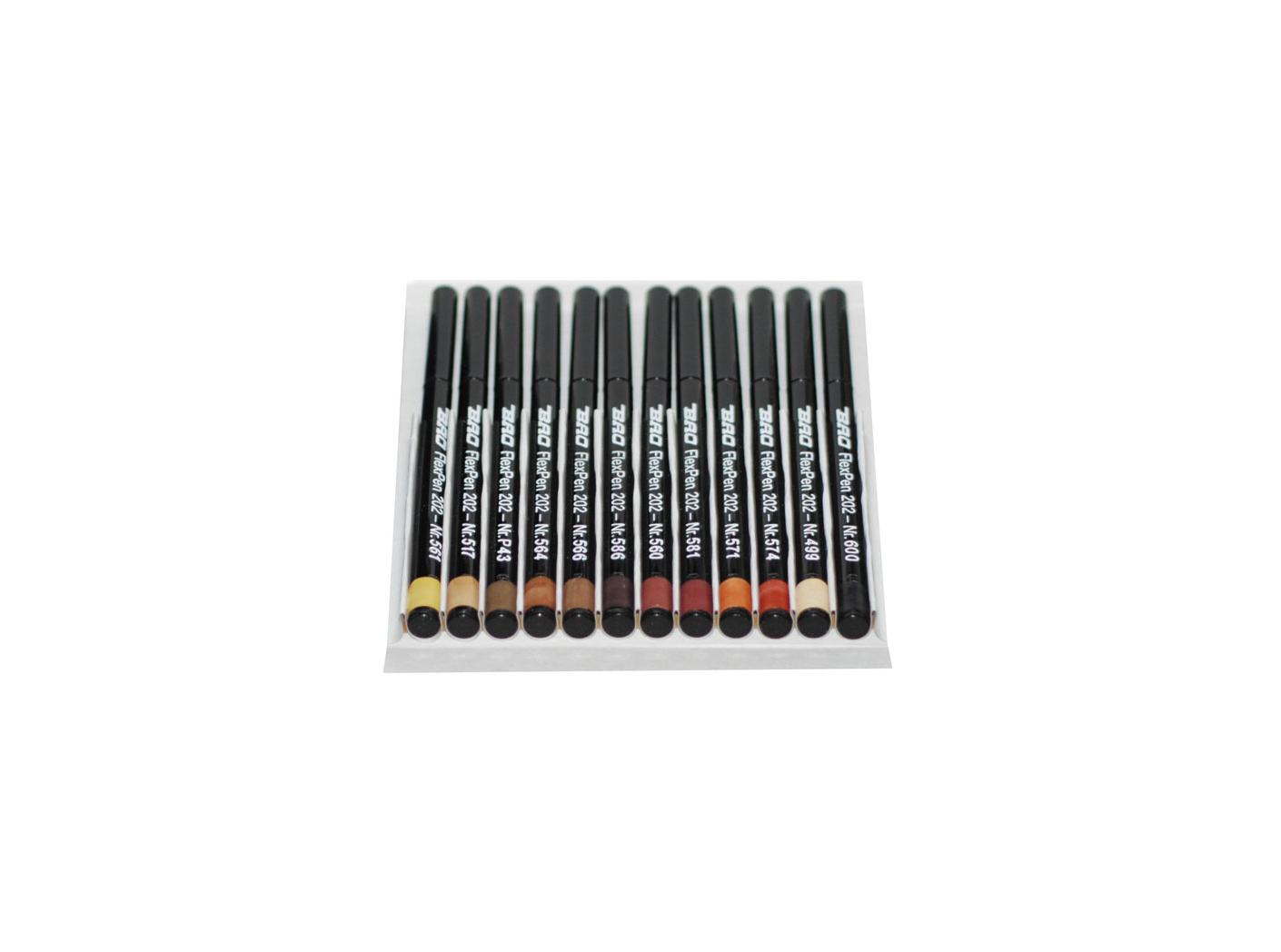 Touch-up varnish pen Flex 202 B, 12pc/fp Touch-up varnish pen Flex 202 B, 12pc/fp