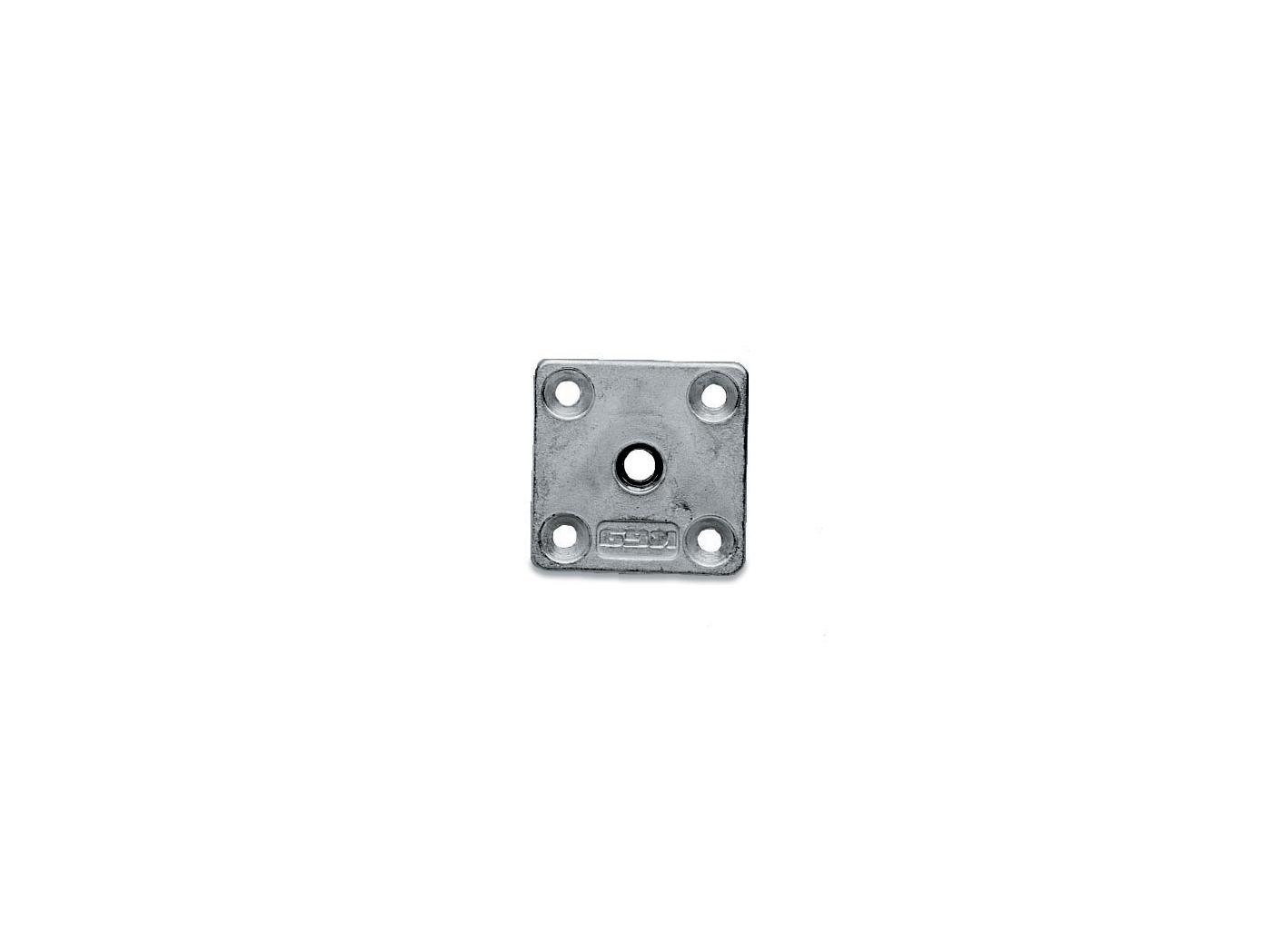 Fastener fittings Kea square with M8 nut, 47x47mm Fastener fittings Kea square with M8 nut, 47x47mm