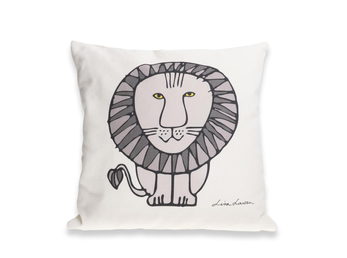 LEO Grey on Off-white 40x40 LEO Grey on Off-white 40x40