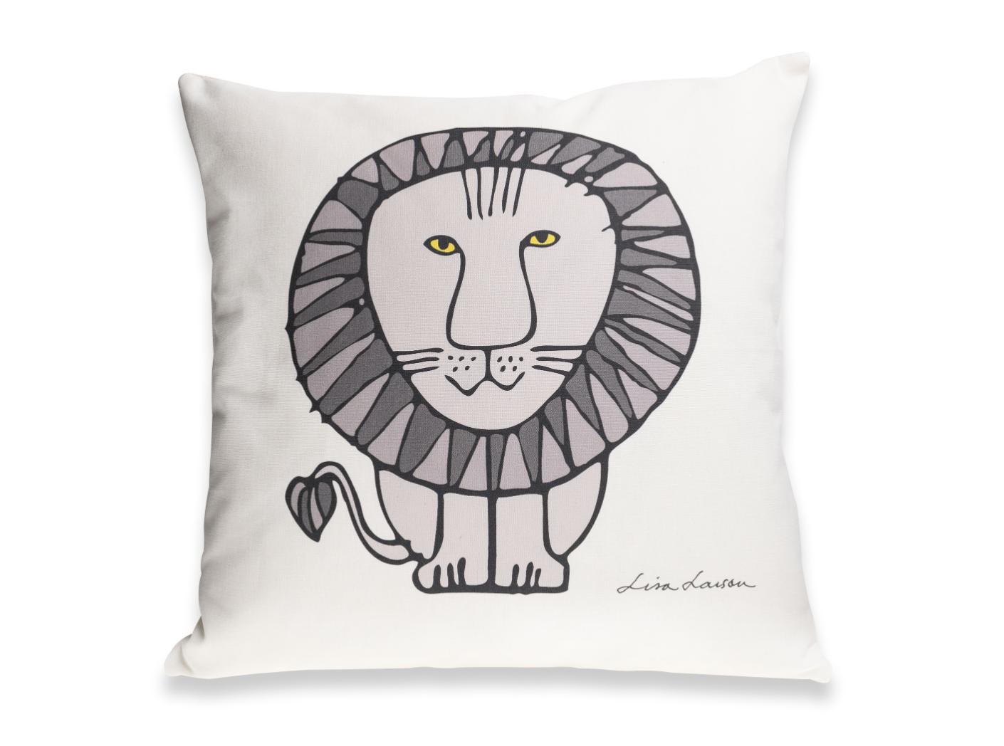LEO grey on off-white 50x50 LEO grey on off-white 50x50
