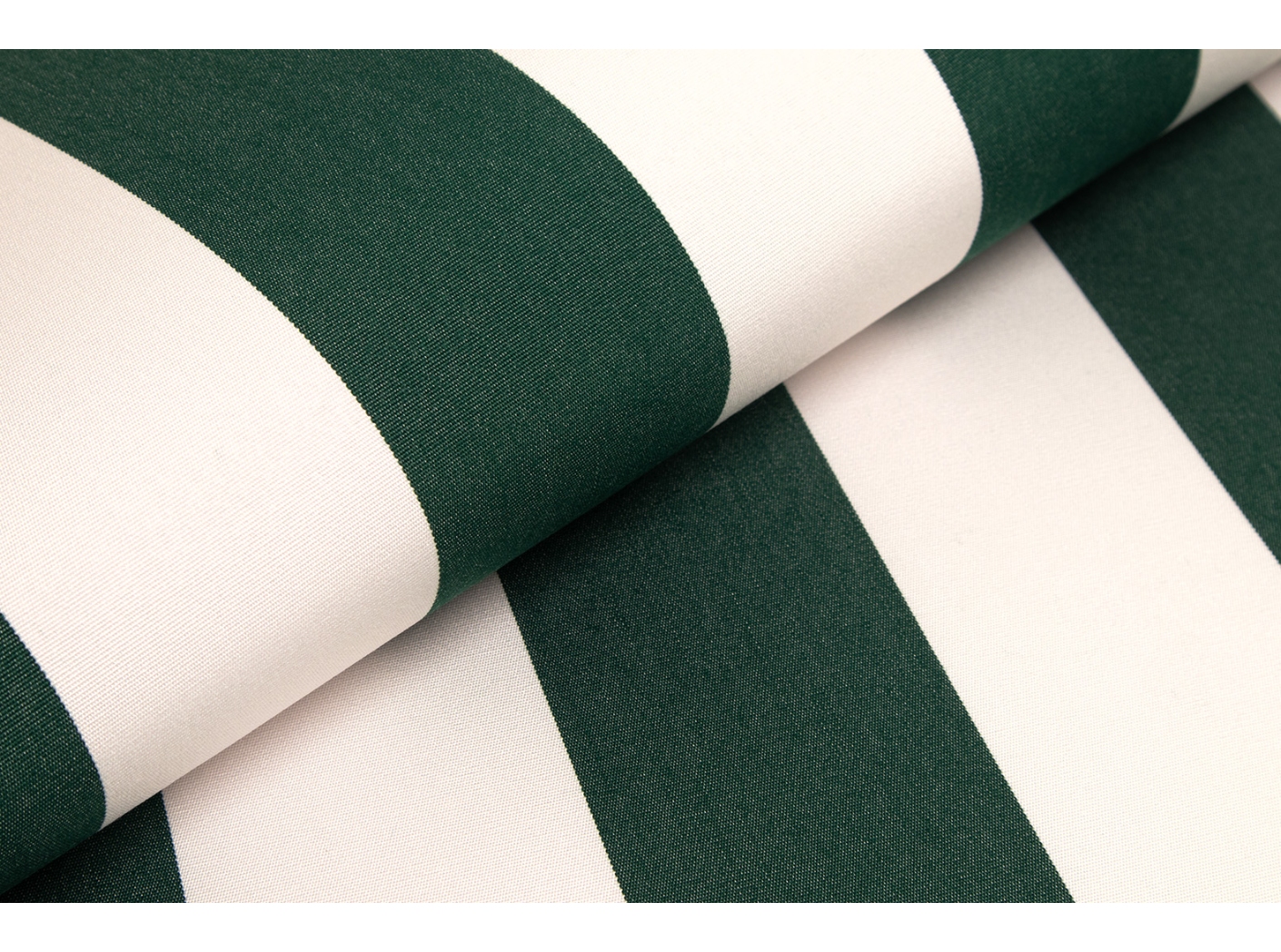 Awning fabric Docril Stripe 00019 White/Forrest, 120cm Awning fabric Docril Stripe 00019 White/Forrest, 120cm