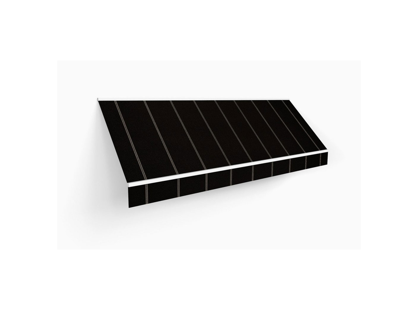 Awning fabric Docril Small Stripe 00316 Minimal black charcoal, 120cm Awning fabric Docril Small Stripe 00316 Minimal black charcoal, 120cm
