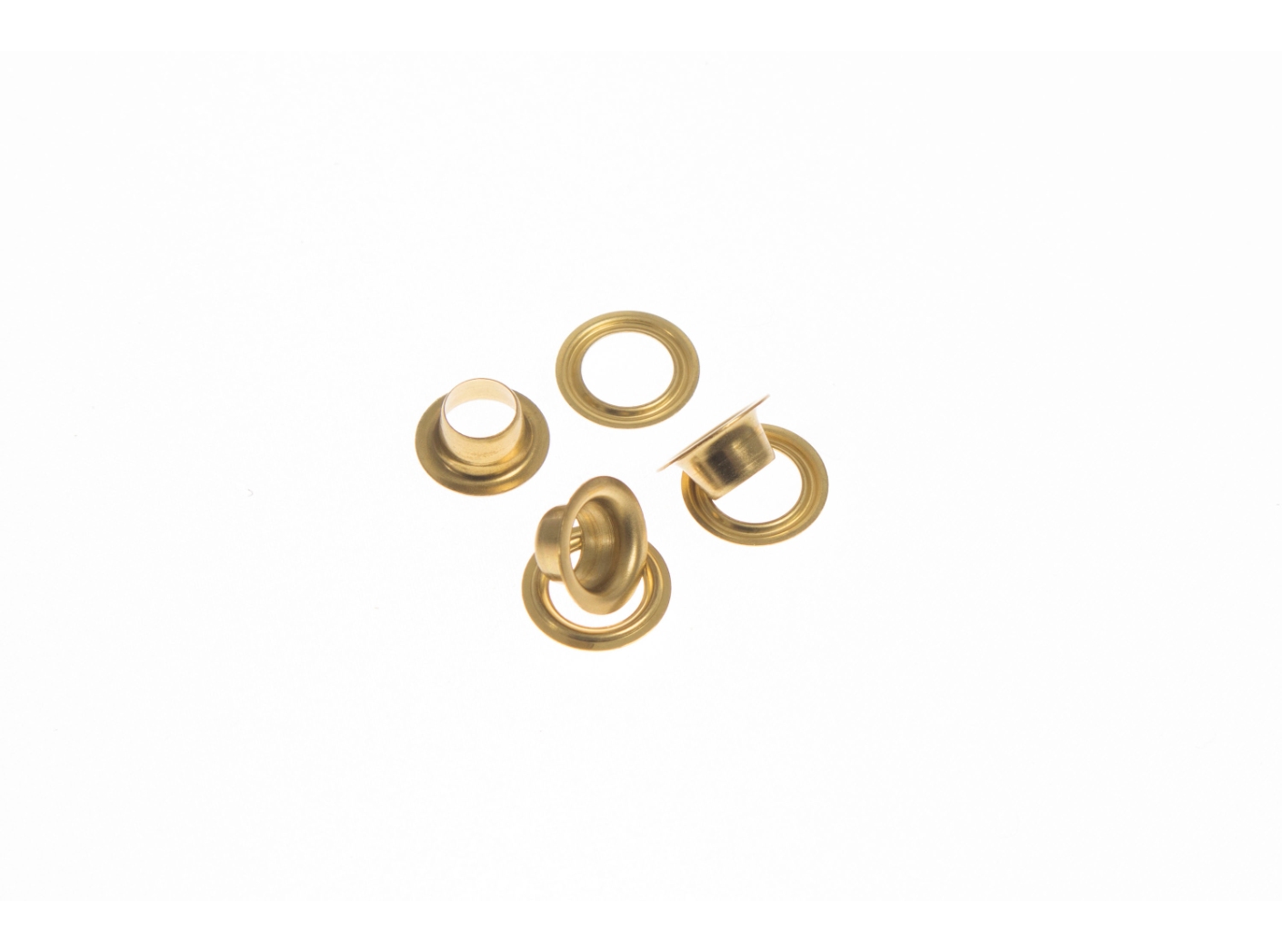 Eyelet 20B complete Brass, Ø7/13mm, 100pc/fp Eyelet 20B complete Brass, Ø7/13mm, 100pc/fp