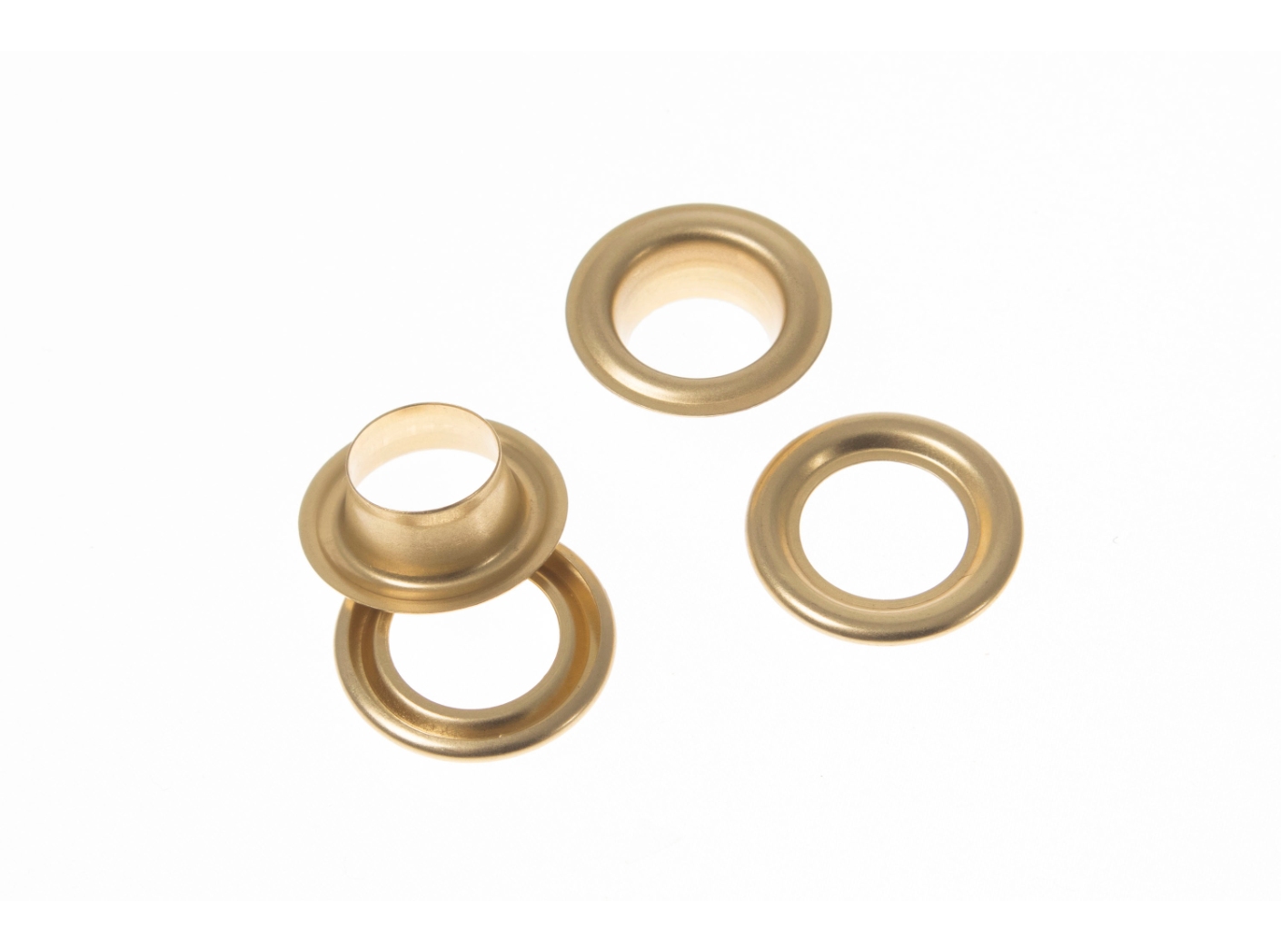 Eyelet 26B complete Brass, Ø12/21mm, 100pc/fp Eyelet 26B complete Brass, Ø12/21mm, 100pc/fp
