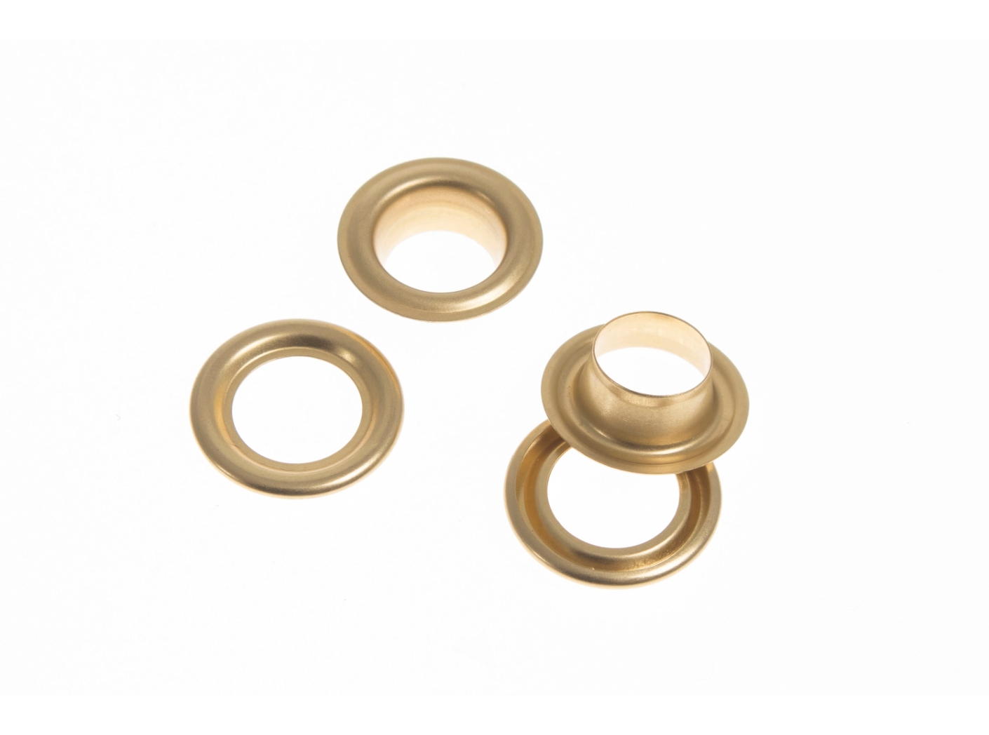 Eyelet 28B complete Brass, Ø13/25mm, 100pc/fp Eyelet 28B complete Brass, Ø13/25mm, 100pc/fp