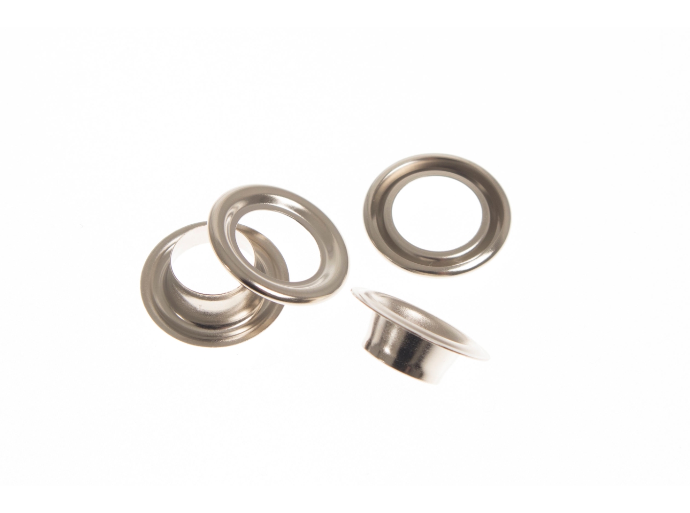 Eyelet 28B complete Nickel plated, Ø13/25mm, 100pc/fp Eyelet 28B complete Nickel plated, Ø13/25mm, 100pc/fp