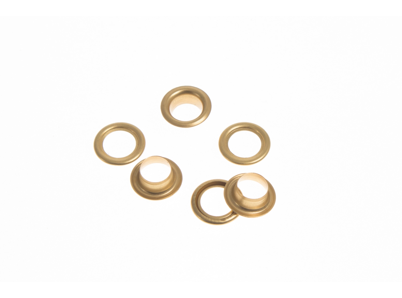 Eyelet 22B complete Brass, Ø8/15mm, 1000pc/fp Eyelet 22B complete Brass, Ø8/15mm, 1000pc/fp