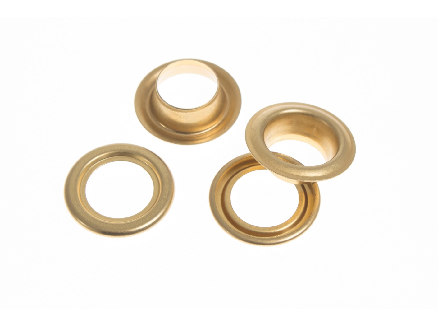 Eyelet 30B complete Brass, Ø16/29mm, 1000pc/fp Eyelet 30B complete Brass, Ø16/29mm, 1000pc/fp