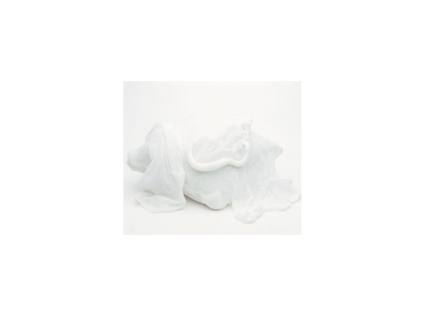 Knitted fabric stretch White, 35-150cm, ca 200m/10kg/fp Knitted fabric stretch White, 35-150cm, ca 200m/10kg/fp