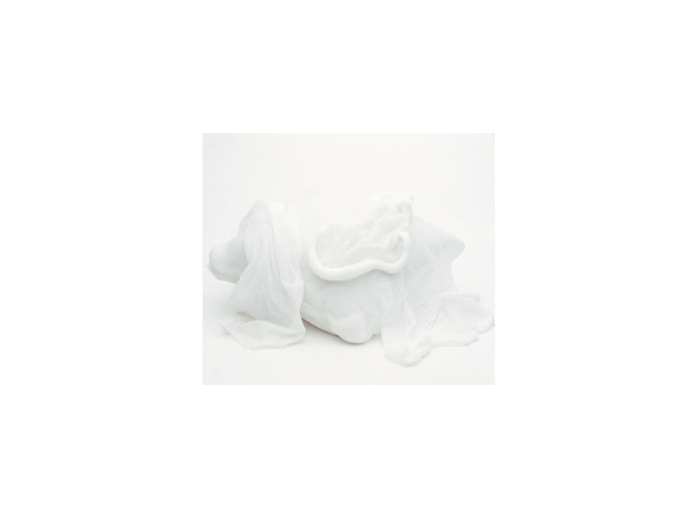 Knitted fabric stretch White, 30-170 cm, 130cm, 100pc/fp Knitted fabric stretch White, 30-170 cm, 130cm, 100pc/fp