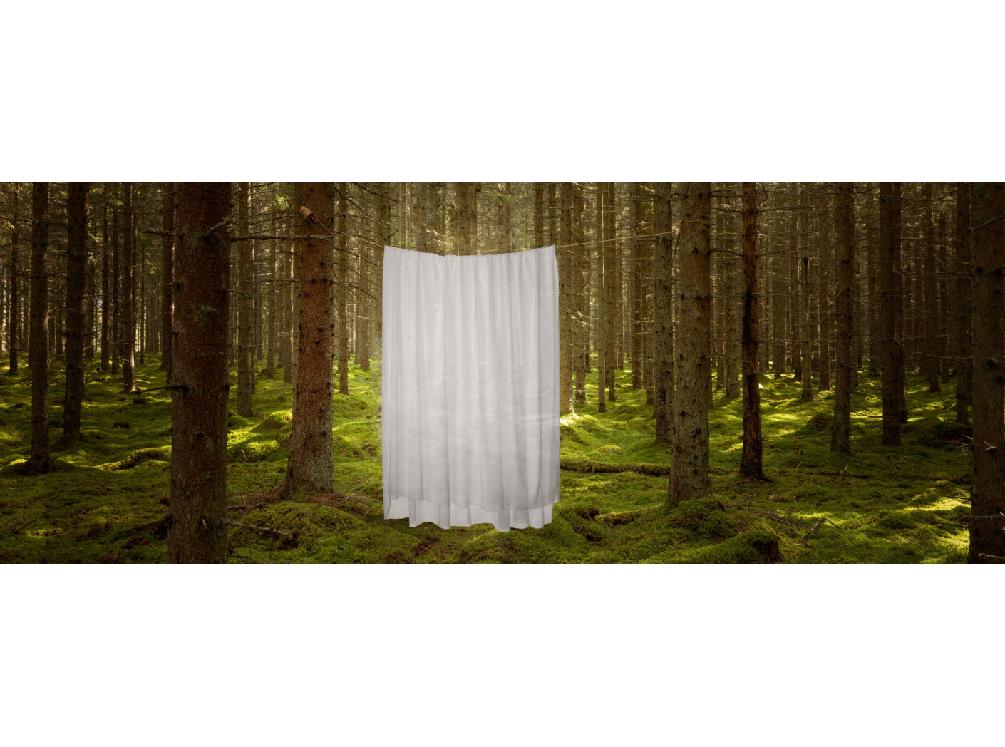 Curtain Chieri FR 001 White, 300cm Curtain Chieri FR 001 White, 300cm