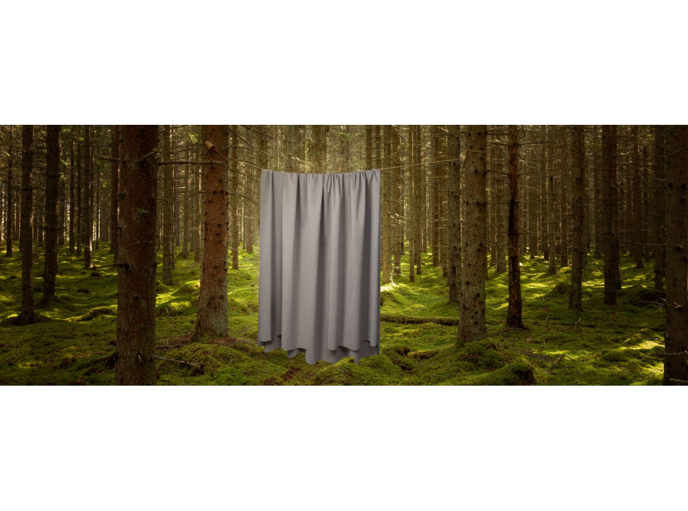 Curtain Garda Dim-out FR 318 Grey, 300cm Curtain Garda Dim-out FR 318 Grey, 300cm