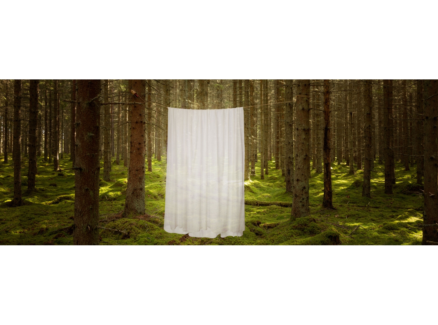 Curtain Udine FR 001 White, 300cm Curtain Udine FR 001 White, 300cm