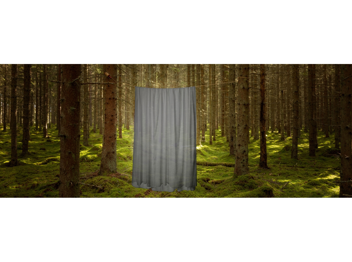 Curtain Udine FR 014 Black, 300cm Curtain Udine FR 014 Black, 300cm