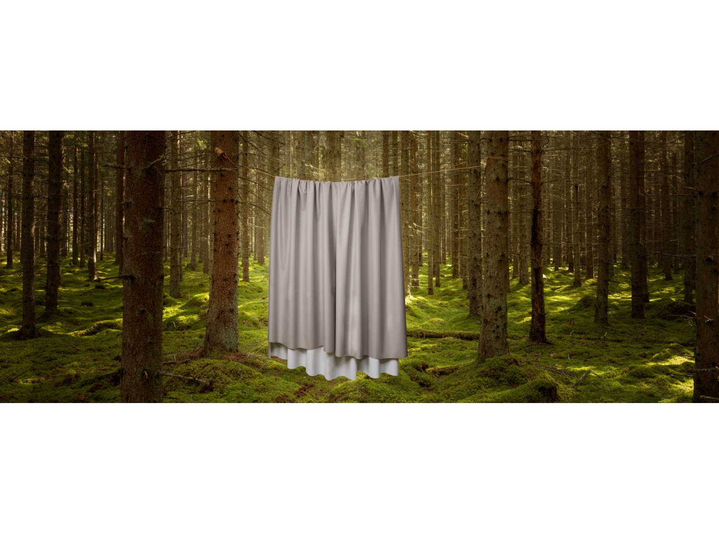 Curtain Bologna Black-out FR 004 Silver, 280cm Curtain Bologna Black-out FR 004 Silver, 280cm
