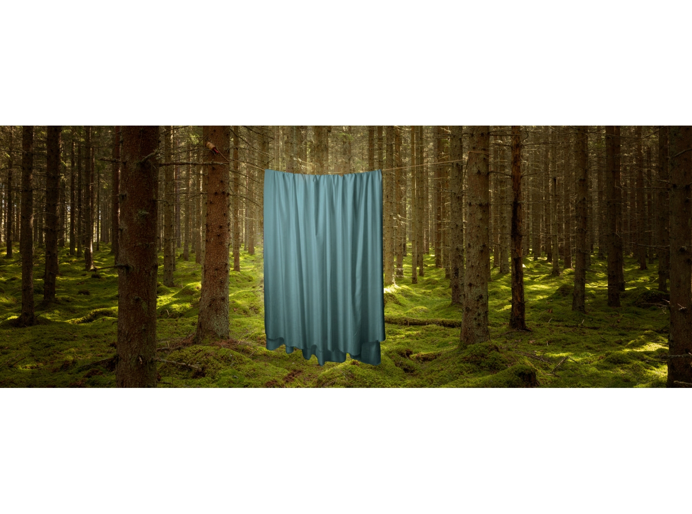 Curtain Venezia FR 144 Turquoise, 300cm Curtain Venezia FR 144 Turquoise, 300cm
