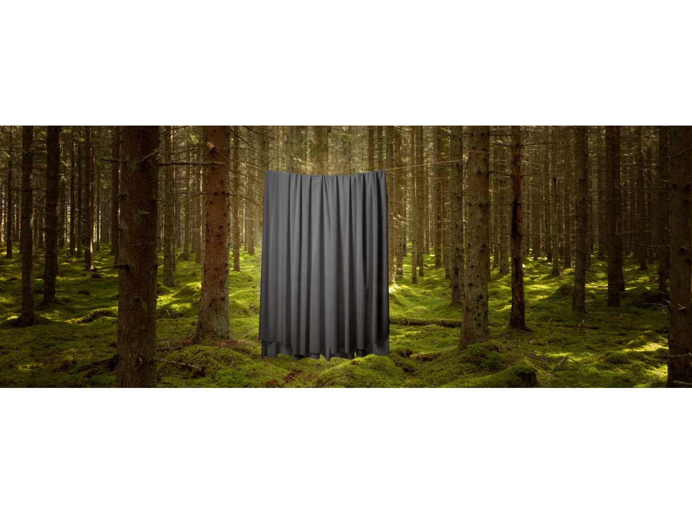 Curtain Roma Velvet FR 57 Anthra, 300cm Curtain Roma Velvet FR 57 Anthra, 300cm