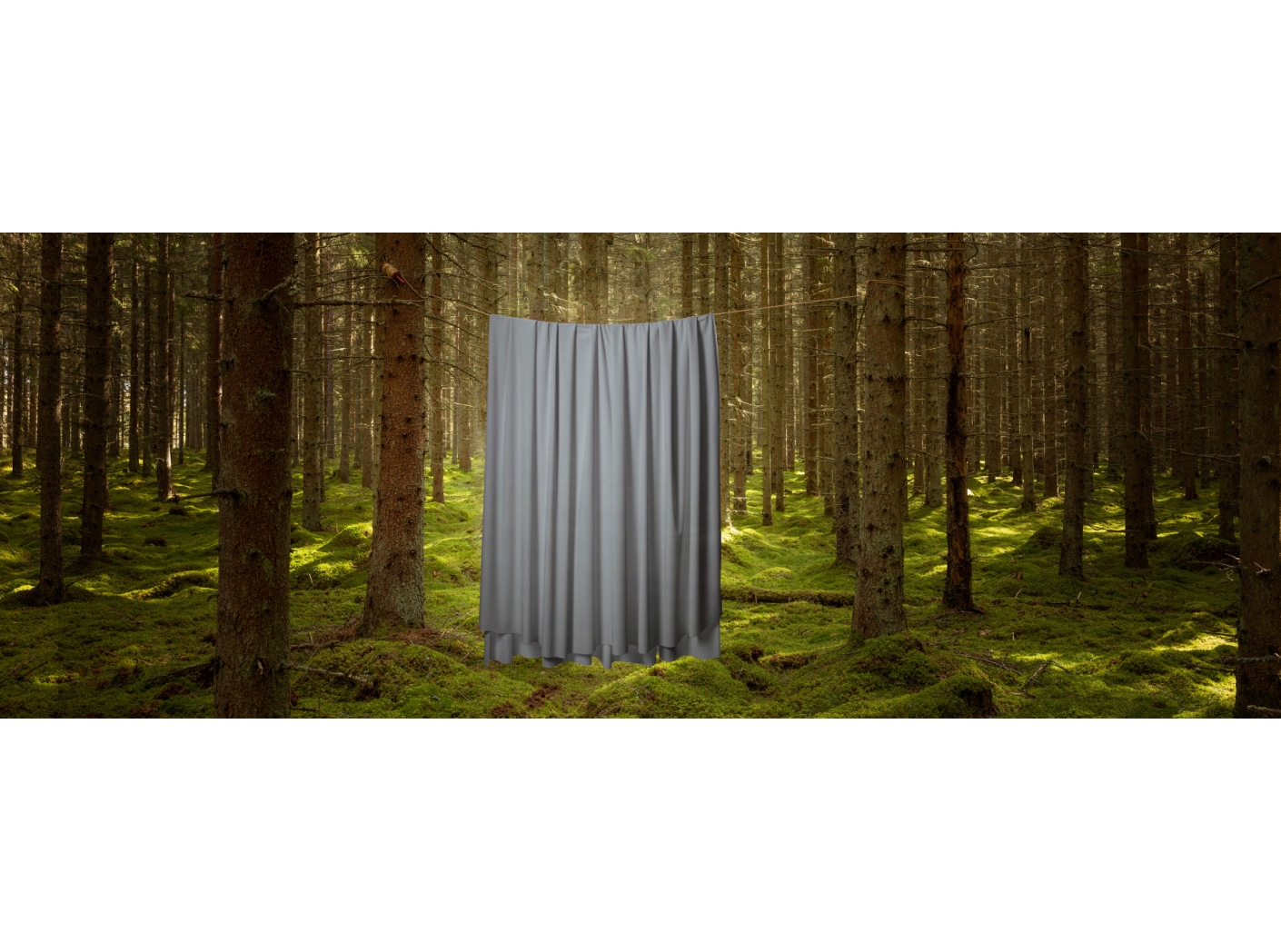 Curtain Roma Velvet FR 37 Pewter, 300cm Curtain Roma Velvet FR 37 Pewter, 300cm
