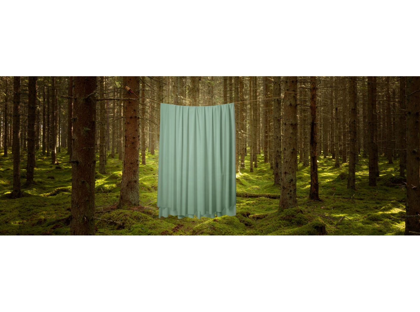 Curtain Roma Velvet FR 46 Malachite, 300cm Curtain Roma Velvet FR 46 Malachite, 300cm