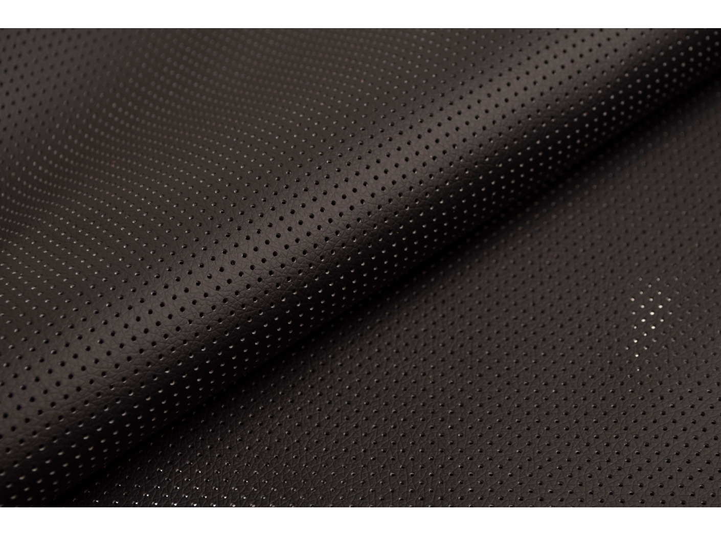 Artificial leather Imola Plus Perforated Dark Black Artificial leather Imola Plus Perforated Dark Black