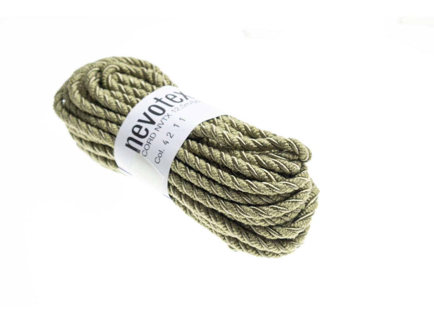 Cord NVTX matt/shiny 4211 Light green, 12,5m/fp Cord NVTX matt/shiny 4211 Light green, 12,5m/fp
