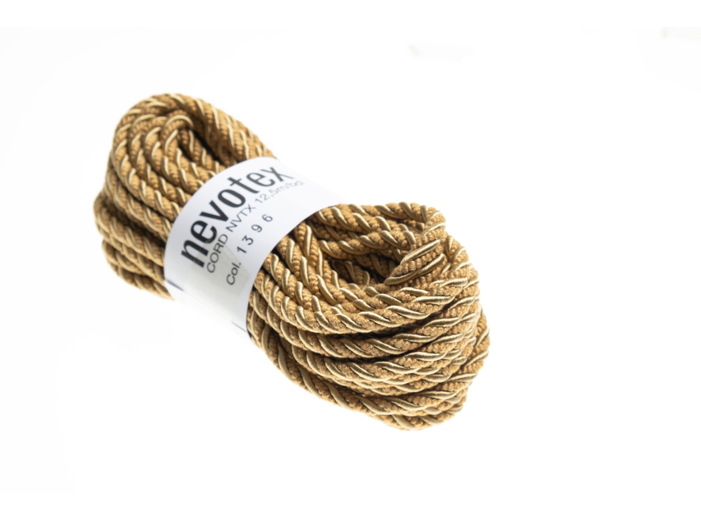 Cord NVTX matt/shiny 1396 Light gold, 12,5m/fp Cord NVTX matt/shiny 1396 Light gold, 12,5m/fp
