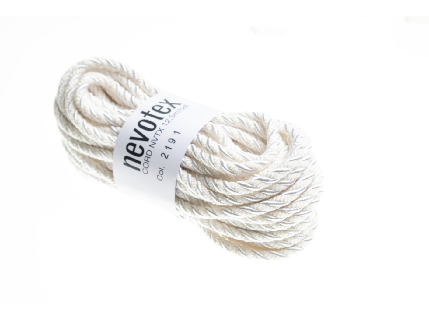 Cord NVTX matt/shiny 2191 White, 12,5m/fp Cord NVTX matt/shiny 2191 White, 12,5m/fp